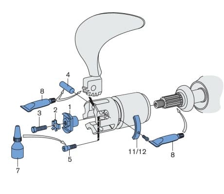 Installation Hardware  -  2 blade folding Propeller