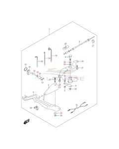 ATTACHMENT STEERING ROPE END - 67101-97L00-000